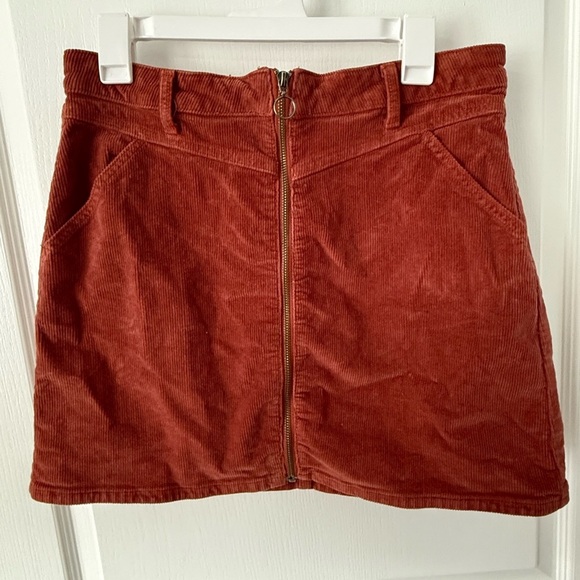 SO Brown A-Line Mini Skirt Casual - Picture 3 of 6
